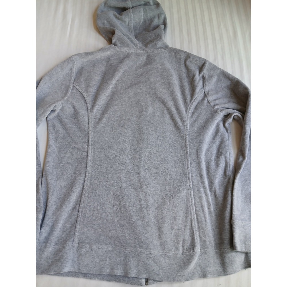 Lauren Ralph Lauren Track Suit Large XL Womens Velour Hooded Jacket Y2k - Picture 9 of 16